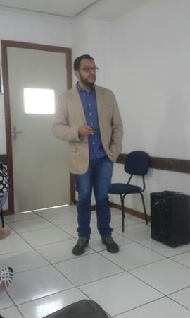 ABEn-DF na Semana Basileira de Enfermagem da Unieuro Águas Claras - 12/05 Manhã - Diretor Suderlan Sabino